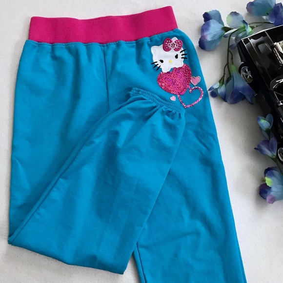 ❌SOLD❌ Hello Kitty NWT Loungewear Jogger for Girls Size 8 - Picture 4 of 8